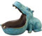 Hippo Candy Dish, Large Mouth Resin Hippo Funny Candy Dish, Multi-Functional Decorative Bowl for Remote Controls, Keys, Cell Phones, Watches and Candies