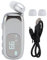 Retractable Wireless Headphone, Clip On Earpiece Bluetooth Headset Compatible with Smart Cell Phones, Driving Earphone for Driver Sports Business (Electroplated Bright Black) (Electroplated Bright