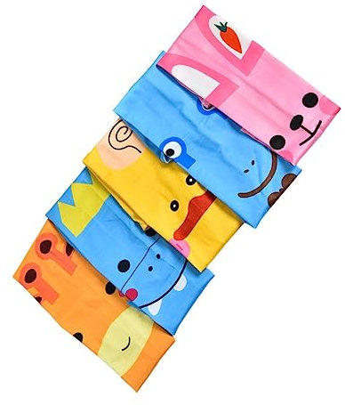 NOLITOY Uv Schutzärmel Kinder 5 Paar Cartoon Kühlend Atmungsaktiv Sonnenschutz Arme Outdoor Spiel