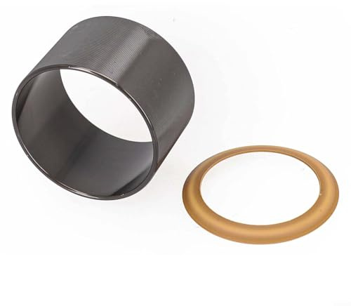 Kit de 2 manchons de cylindre de piston pour compresseur d'huile et d'air avec bague pour modèles 550W-1600W, compatible avec 63,5 x 69 x 24,5 mm/63,5 x 69 x 47,5 mm/69 x 75 x 47,5 mm (pour 1500 W)