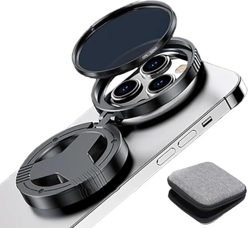 Obiettivo magnetico 2 in 1 con filtro CPL e stella, filtro magnetico 2 in 1, filtro polarizzatore CPL per lenti del telefono da 52 mm, filtri polarizzatori circolari in vetro multistrato, filtri