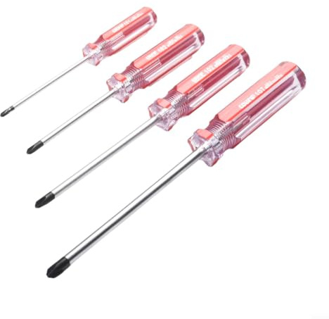Y-Shaped Screwdriver Set 4pcs Y0 Y1 Y2 Y3 for tri-Wing Bits Hardened Steel Ergonomic Grip Precision Tools for Nintendo Switch for Joy-con for Battery Replacement