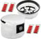 SPARES2GO Cloth Filter + Reusable Washable Zip Bag for Numatic Henry Hetty etc Vacuum Cleaner (+ 20 Fresheners)