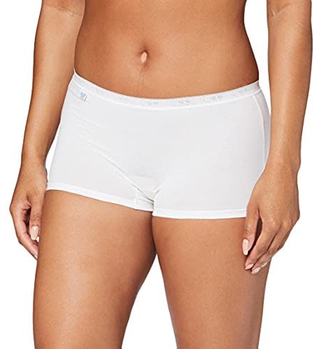 Sloggi Femme Basic+ Short Boxer, Blanc, 48 EU