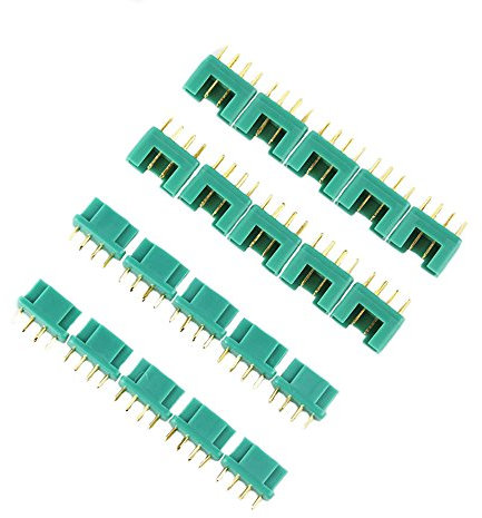 OliYin 10 Paar MPX M6 Stecker Stecker Multiplex Buchse für RC Lipo Akku Quadcopter/Buggy 6M