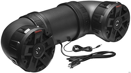 BOSS Audio Systems ATV6.5B ATV UTV Weatherproof Sound System - 6.5 Inch Speakers, 1.5 Inch Tweeters, Built-in Amplifier, Bluetooth, Easy Installation for 12V Vehicles
