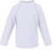 LACOFIA Kinder Badeshirt Jungen Langarm Schwimmshirt Sonnenschutz Kinder Rashguard Schnelltrocknendes Badebekleidung Weiß 6 Jahre/116