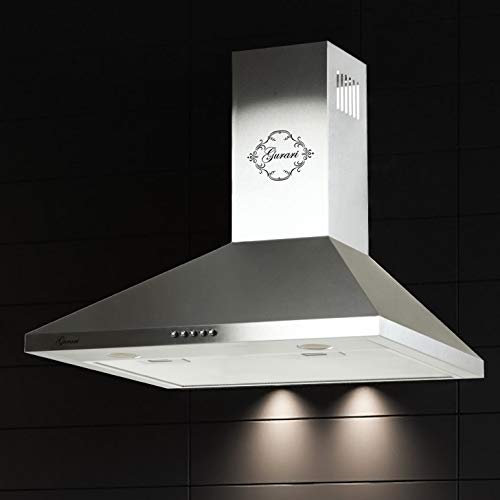 Gurari C 147 Campana Extractora de Pared 50 cm • 1000 m³/h • Lujo • 3 Velocidades • LED • Acero Inoxidable • Recirculación Posible
