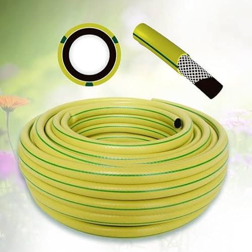 All4You GARTENSCHLAUCH 1/2 3/4 1 Zoll 20 m 30 m 50 m gelb WASSERSCHLAUCH Schlauch (3/4'' Zoll, 50m)
