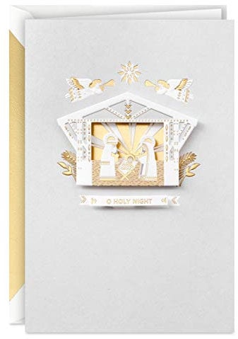 Hallmark Weihnachtskarten in Geschenkverpackung, Goldfolie, 12 Karten und Umschläge