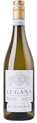 SCAVI & RAY Lugana DOC Weißwein 13% Vol. - trocken, 0,75l | Erfrischend-blumiger Weißwein aus Italien, trocken, perfekt für die italienische Küche, zu Fisch und für Genießer