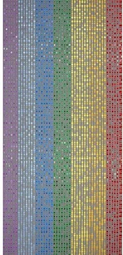 SIDCO Perlenvorhang Colorful Türvorhang Fadenvorhang Fliegenvorhang Raumteiler Perlen