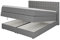 Betten Jumbo King Boxspringbett 200x200 cm mit Bettkasten 7-Zonen TFK Härtegrad H3 und 10cm Premium-Pocket-Air-Topper | Farbe Hellgrau | div. Größen verfügbar