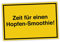 Zeit für einen Hopfen Smoothie Schild lustige Geschenk Idee - 20x30cm aus stabiler Hartschaumplatte in 3mm Stärke - Bester Freund Sauf Bier Kumpels Deko Trinkspiele