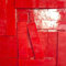 1 striscia di vetro colorato da 4 cm, fai da te, mosaico in vetro, hobby, fai da te, piatti, cornici, vasi di fiori, gioielli fatti a mano, 200 g (rosso)