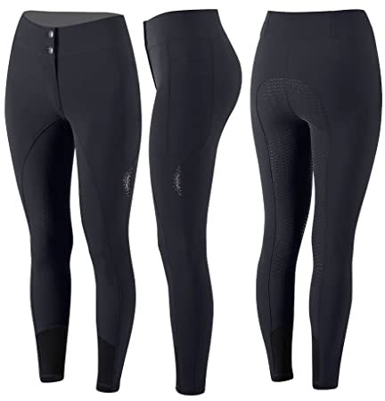 Animo Damen Reithose NUVELIN Full Grip Blue Navy, Größe:42 (D36)