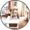Dripex 60cm Round Mirror, Circle Hanging Wall Mirror - Home Decorative Wall Mounted Vanity Mirror for Bathroom, Dressing Room & Living Room, Black