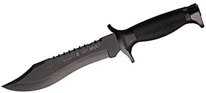 Aitor Cuchillo Oso Negro, hoja MoVa de 18 cm. mango poliamida/latón funda poliamida