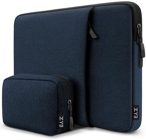 ZYB Laptop Sleeve 13,3 Inch,Waterproof Sleeve Case for MacBook Air 13 13.6 Inch M4 M3 M2 M1 2025 2024 2023 2022-2017,2012-2025 MacBook Pro 14/13 Inch Case M4 M3 M2 M1,13,3 Inch Notebook Sleeve-Blue