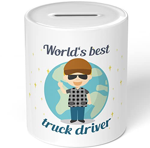 JUNIWORDS Spardose Sparbüchse, World's Best Truck Driver (1006589)