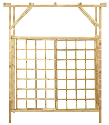 Chenshu Pergola de Jardin Pavillon de Jardin Arche de Patio Belvédère Extérieur Pergola de Jardin pour poubelles Doubles Bois de pin imprégné
