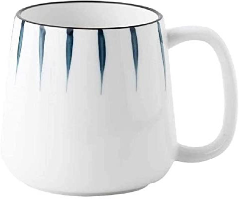 FülleMore Kaffeetasse Lustige Teetasse Kaffee Becher aus Keramik 400ml Trinkbecher Kaffeepott mit Henkel Bürotasse für Kaffee Cappuccino Heißgetränk (A)