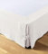 Cache sommier L’Effet Papillon - Housse sommier 100% Double Gaze de Coton Hauteur 30cm [ Cache-sommiers ] (Blanc Chantilly, 180x200 cm)