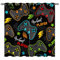 YUANZU Gamepad Vorhänge Kinder Gamer Videospiel Ösen Gardinen mit Blickdichte Thermo Vorhang Kälteschutz Blackout Curtain Kinderzimmer Schlafzimmer Verdunkelung Fenster, 2 Stück, H 160 x B 132 cm