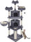Yaheetech Arbre a Chat Géant 193 cm avec Griffoir Arbre à Chat Design Arbre à Gratter Tour de Jeux avec 2 Grottes Spacieux 3 Plateformes Planche à Gratter Gris Foncé