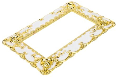 UKCOCO 3stücke Elegant Selbstklebende Wandsteckdosenabdeckung Hochwertige Kunststoffaufkleber Für Lichtschalter Einfache Anwendung Für Stilvolle Wohnräume Roségold