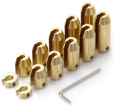 Shkalacar 12 Stück Motorrad Wuchtgewichte Speichenradgewichte, Wiederverwendbare Messing, Radspeichen Ausgleichsgewichte für Verbesserte Radbalance