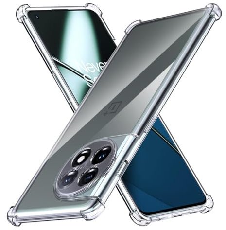 jonlineuk OnePlus 11 Case Shock-Absorbent Transparent Slim Clear Gel Bumper Case Cover For (OnePlus 11 5G)