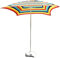 MIIKHI Ombrellone da giardino quadrato, perfetto per esterni, giardino, spiaggia, eventi commerciali, mercato piscina, 200 cm