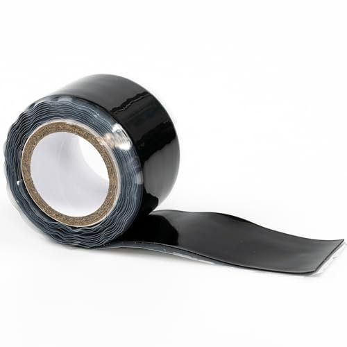 3m schwarz Gewebeband Panzerband Steinband Reparaturband Hochtemperaturbeständig Bitumenband Selbstklebendes Reparaturband Wasserdichtes Klebeband Reparatur Tap