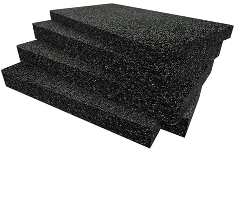 Shadow Foam Insert Pack Made for Peli 1535 - Cut and Peel Foam Inserts for Peli Cases | Camera Storage, Photography Organisation Black / 50mm