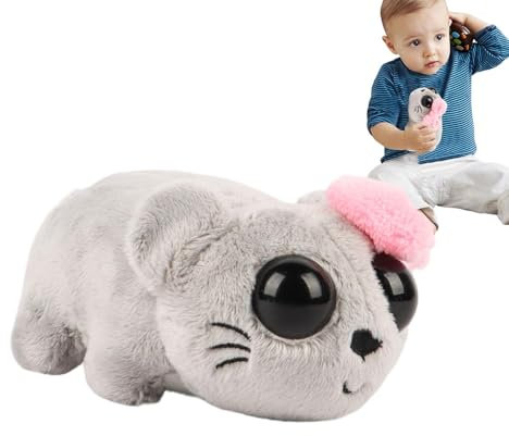 Weiches Plüschtier „Trauriger Hamster“ – knuddeliges und süßes Stofftier für alle Altersgruppen, ideal zum Kuscheln, Dekorieren oder Verschenken, zaubert jedem EIN Lächeln ins Gesicht