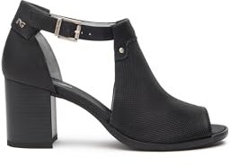 Nero Giardini E512690D Tronchetti Donna in Pelle - Nero 38 EU