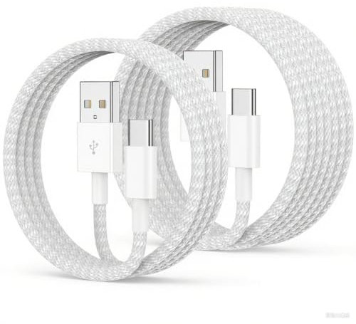 USB C Kabel [2Stück 2M+3M] iPhone 17 16 15 Carplay Ladekabel Schnellladung,USB auf USB C Kabel für iPhone 17/17 Air/17 16 15 Pro Max/16 Pro/15 Plus,Galaxy S25,iPad Pro,Air,Type-C Ladekabel Auto Nylon