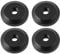 The Lord of the Tools 4pcs 1/4x20 Aluminum Knurled Nuts for Photo Thread Camera Screwand Tripod