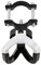 Jaqperd Scooter EléCtrico Bolsas de Aluminio Gancho Doble para MAX G30 Scooter Hanger Gadget Garra + Negro