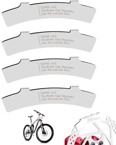 TOZBLEU Separador de Pistones de Freno para Bicicleta 4 Piezas Herramienta Alineación Frenos Disco Ajustador Espaciado Pastillas para Mantenimiento MTB y Bicicleta Carretera Reparación de Frenos