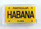 Kühlschrankmagnet, Motiv: Havana Cuba Nummernschild, Acryl, 5,1 x 3,2 cm
