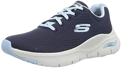 Skechers Women's Arch Fit Big Appeal Sneaker, Navy, 8 UK