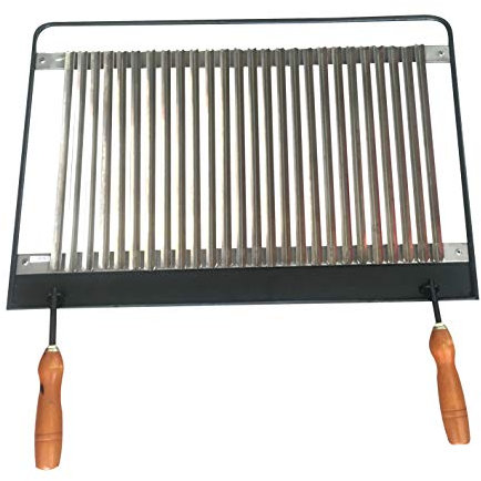 SOLSUN Griglia Argentina 56x40 cm Acciaio Inox