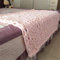 Nicole Knupfer Decke Grob Gestrickte Kuscheldecke Grobstrick Wolldecke Tagesdecke Strickdecke Überwurf Zuhause Dekor Geschenk (Rosa,80 * 80cm)