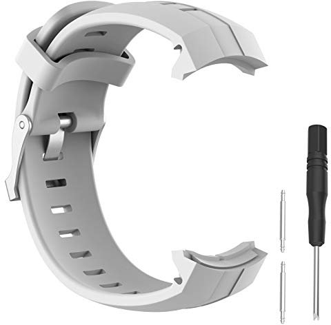 WEINISITE Armband for Suunto Spartan Sport,Sport Silikon Ersatzarmband für Suunto Spartan Sport Running Watch (Weiß)
