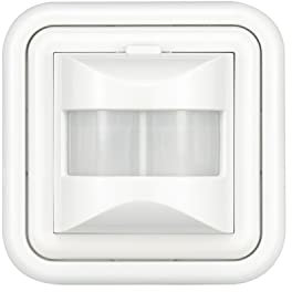 POPP® Electric Detección de Movimiento Ajustable PIR Sensor Infrarrojo de Empotrable IP20 Angulo de Deteccion 160º 9m Altura de Instalacion 1m-1.8m Tiempo 10sec±3sec-7min±2min (Pack 1 Unidad)