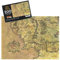 The Lord of The Rings Middle Earth Map 500 Piece Jigsaw Puzzle for Adults, 16 L X 21.5 W