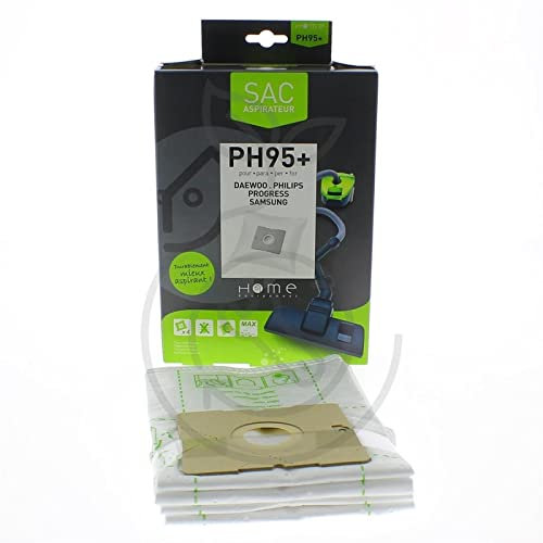 HOME EQUIPEMENT - Sac Synthétique Pour Aspirateur X4 Heph95+ - Lot De 3 - Vendu Par Lot