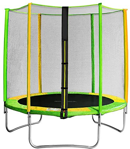 5 Ft/150cm Trampolin für Kinder -Kinder Trampolin mit Sicherheitsnetz Indoortrampolin Fitnesstrampolin für 3-12 Jahre Kinder,Baby Toddler Trampolin Spielzeug(5 Fuß grün)